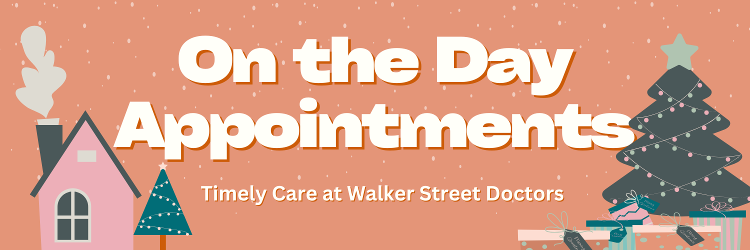 On the Day Appointments at Walker Street Doctors